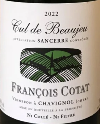 Francois Cotat Sancerre Les Culs de Beaujeu 2022